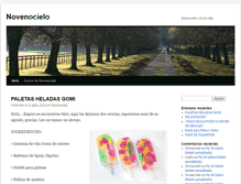 Tablet Screenshot of novenocielo.com